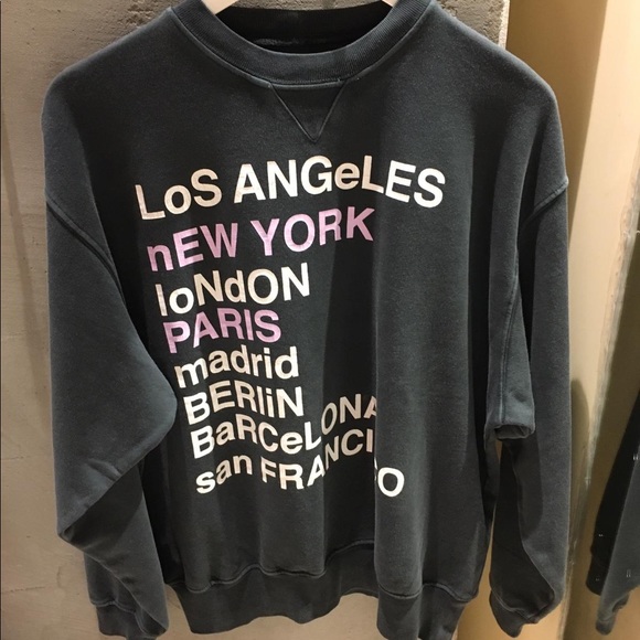 Anine Bing Tops - Anine Bing CityLove Sweatshirt